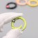 Carabiner Metal "Flower" set 4 pcs 3x2.6 cm