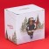 New Year's mug for tea "Moscow Bear", 330 ml, 12 × 8.5 × 11 cm, porcelain, white color