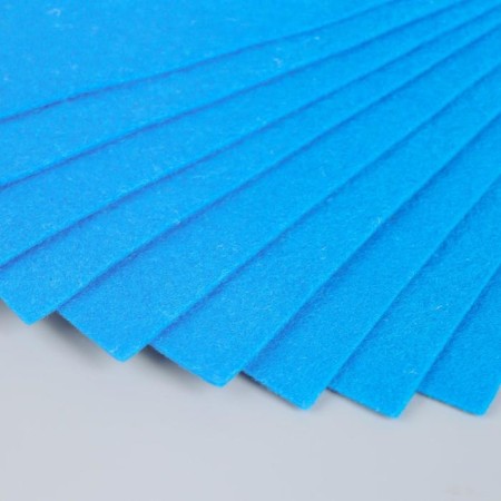 Soft felt "cornflower" 1 mm (set of 10 sheets) A4 format format-3