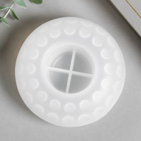 Mold Silicon "Ellipsoid Summary with circles" 8.8x8.8x8.8 cm-1