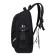 Youth backpack 48 x 32 x 18 cm, ergonomic back, Merlin, XS9243 Black