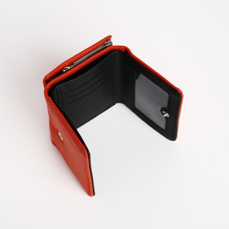 Women's wallet on the button, redhead color-3