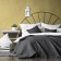 Konni set: covering 160 x 220 cm, pillowcase 40 x 40 cm - 2 pcs, black color