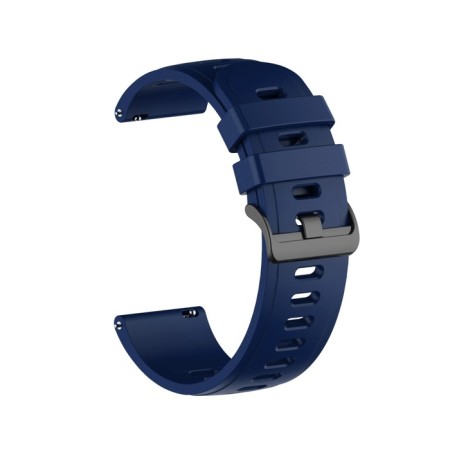 Smart hours strap, 22 mm, silicone, dark blue