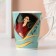 Ceramic mug “Create beauty”, 420 ml, yellow color