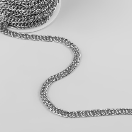 A bag for a bag, twisted, iron, 7 × 9.9 mm, 10 ± 0.5 m, silver color-2