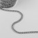 A bag for a bag, twisted, iron, 7 × 9.9 mm, 10 ± 0.5 m, silver color