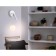 LED LED wall -mounted lamp with an interchangeable Ambrella Light, Linetech, FL66383, G9, 2 W, 150LUM, 4200K, white, white matte color