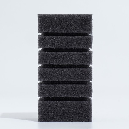 Rectangular sponge for the turbo filter No. 3, 6 x 6 x 12 cm, gray-1