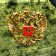 The desktop "Coat of arms with a clock", 30x10x13.5 cm, coil