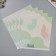 Scrapbooking Paper "Floking butterflies" density 180 grams set 5 pcs 30.5x32 cm