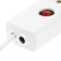 Luazon Lighting network filter, 5 outlets, 3 m, 2200 W, 3x0.75 mm2, 10 A, 220 V, with a fuse, white