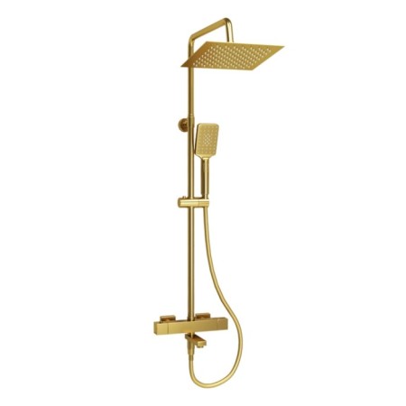 The shower system wasserkraft a199.198.201.bg Thermo, tropical shower, thermostat, gold