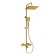 The shower system wasserkraft a199.198.201.bg Thermo, tropical shower, thermostat, gold