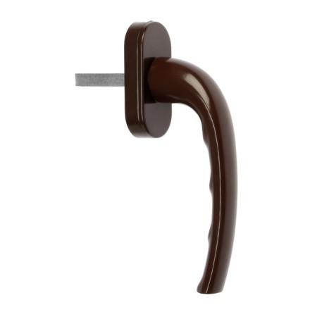 Window pen, macbet, 38 mm, aluminum, brown color RAL 8017