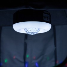 Garden lamp on the solar battery 