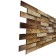 PVC panel walnut 980*480mm, pcs