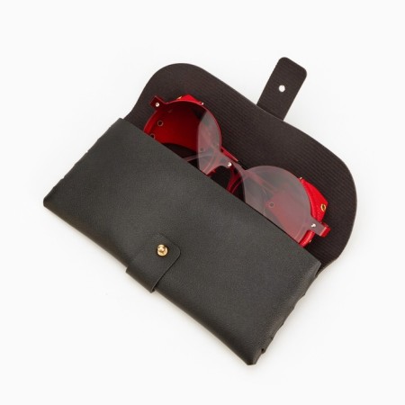 Sunscreen glasses, UV 400, leather curtains, pipe 14.7 cm, width 14.4 cm, lens 7 x 5.5 cm-4
