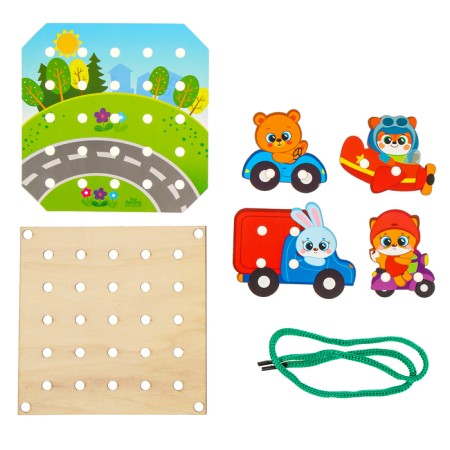 Wooden toy-Schnubovka "Transport"-2