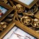Photo frame plastic in 6 photos 10x15 cm "rose bush" Dark gold 35.5x56.5x2 cm