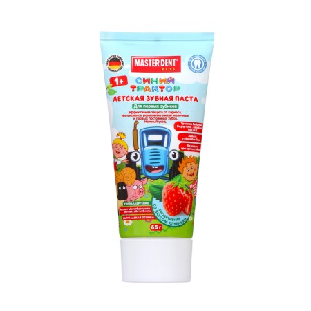Children's Paste Master Dent, Blue Tractor, Strawberries, 65 g