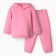 A set for a girl (sweatshirt, trousers), I was beginning, pink color, height 86 cm (52)