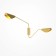 Bra Maytoni Mod417WL-02BS, 2XG9, 40W, 7x122.8x43.6 cm, brass color