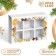 New Year. Box for 6 sweets "Miracles Time", 13.7 x 9.8 x 3.8 cm, confectionery packaging