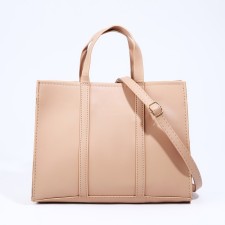 Bag Female Tout with zipper, beige color