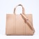 Bag Female Tout with zipper, beige color