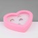 Organizer for jewelry "Casket Heart" 36 seats, plastic, 14 × 15.5 × 2 cm, pink color