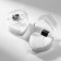 Case plastic under the ring "Heart", 4 × 4, white insert