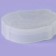 Silicone Mold for candy and chocolate "Egg of the Light Easter", 7.2 × 6.3 cm, the color is transparent