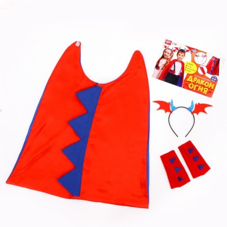 Carnival set "Dragon of Fire", cloak and rim-6