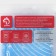 Rug with marking the valve "Erme", silicone, 65.5 × 45 cm, blue color