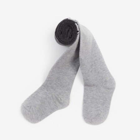 Pantyhose children, dark gray melange color, height 86-92 cm-3