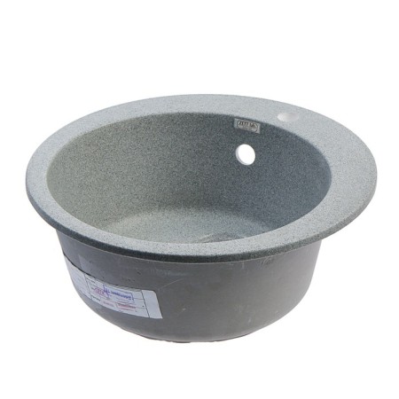 Kitchen is a kitchen from Zett Lab stone. 30/Q8, D = 475 mm, matte, dark gray