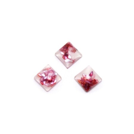 Plastic design TNL “Kaleidoscope”, No. 08 “Square”, 5 pcs