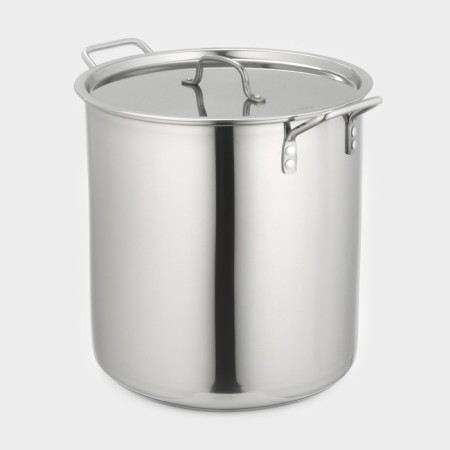 Boiler "General catering", 30 l, d = 35 cm, h = 35.5 cm, metal lid, pwarled pens, with a heat distribution layer