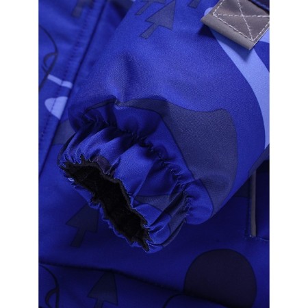 Ski costume for a boy, blue color, size 122-3