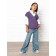 Vest for girl Knit, height 146 cm, lilac color
