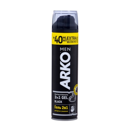 Arco Men Black shaving and washing gel, 200 ml