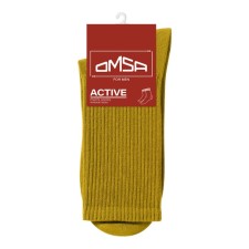 Носки мужские с высокой резинкой OMSA ACTIVE, размер 45-47, цвет oliva