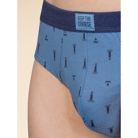 Male panties, size l, jeans, gray, 2 pcs-3