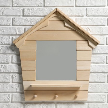 Mirror "Teremok", pine, natural, 65 × 43 × 10 cm-2