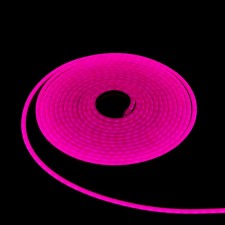Flexible Neon Luazon Lighting 6 × 12 mm, IP65, 10 m, SMD2835, 120 LED/m, 12 V, glow pink