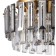 Ceiling chandelier TON 8XE14 40W, size 50x50x24 cm, bronze color
