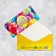 Money envelope "Happy Birthday!" balls, 16.5 × 8 cm