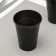 A single -single plastic glass "POPS", 200 ml, black color
