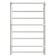 Electric towel Grois Gamma, 500x800 mm, 8 crossbars, lower right, white